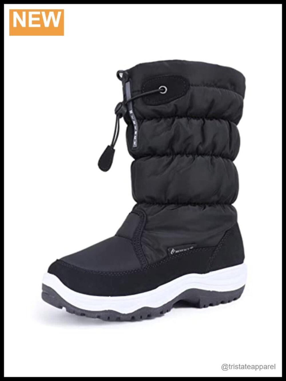 Women's Waterproof Winter Snow Boots Faux Fur Lined Anti-Slip Mid-Calf